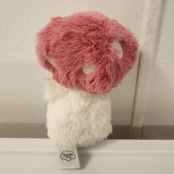Slumberkins Mushroom Plush Red White Story Book Stuffed Toy Garden Plant - Picture 2 of 4